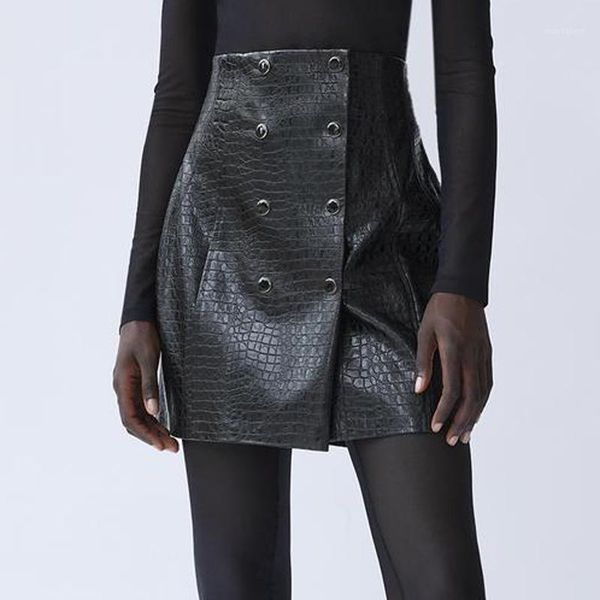 agong faux leather pu skirts women fashion high waisted black skirt women elegant buttons mini skirts female ladies hn1
agong faux leather pu skirts women fashion high waisted black skirt women elegant buttons mini skirts female ladies hn1