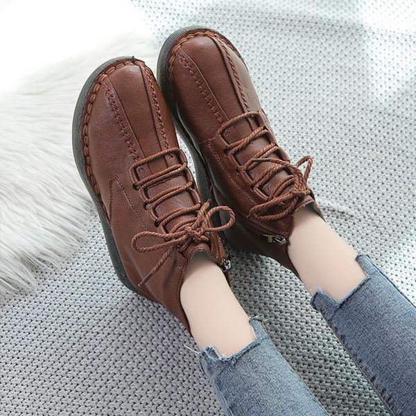 rock shoes woman low heels booties autumn boots winter footwear leather booties round toe 2020 mid-calf mid calf ladies, Black
rock shoes woman low heels booties autumn boots winter footwear leather booties round toe 2020 mid-calf mid calf ladies, Black