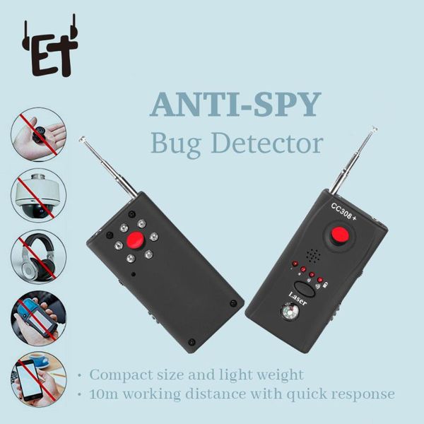 et anti bug detector cc308 full range mini wireless camera hidden signal gsm device finder privacy protect security monitor
et anti bug detector cc308 full range mini wireless camera hidden signal gsm device finder privacy protect security monitor