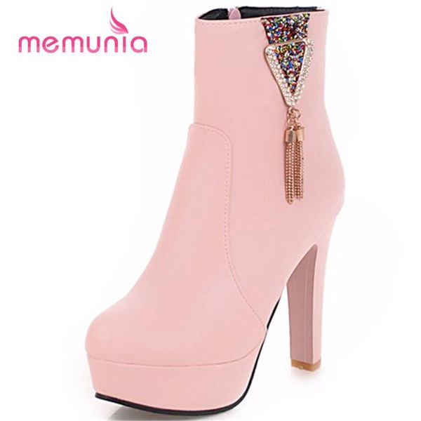 memunia new arrive 2020 super high heel boots autumn winter ankle boots for women pu leather size 34-43, Black
memunia new arrive 2020 super high heel boots autumn winter ankle boots for women pu leather size 34-43, Black