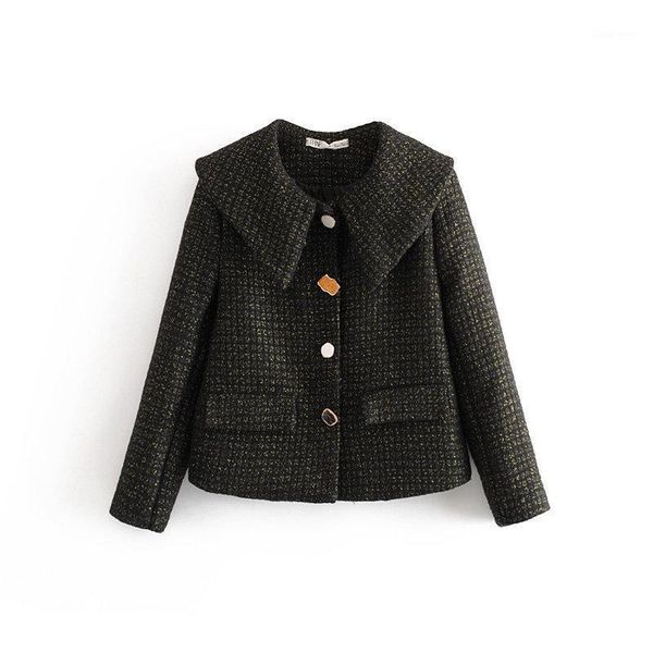 fashion women wf110-2002 european and american fashion large lapel irregular woolen coat1, Black;brown
fashion women wf110-2002 european and american fashion large lapel irregular woolen coat1, Black;brown