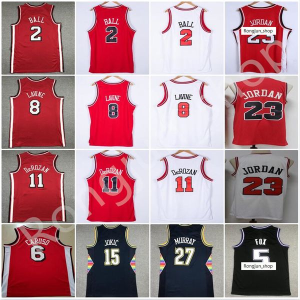 2022 75th anniversary stitched basketball demar derozan 11 zach lavine lonzo ball jokics 2 alex caruso jamal nikola murray de'aaron fox, Black;red
2022 75th anniversary stitched basketball demar derozan 11 zach lavine lonzo ball jokics 2 alex caruso jamal nikola murray de'aaron fox, Black;red