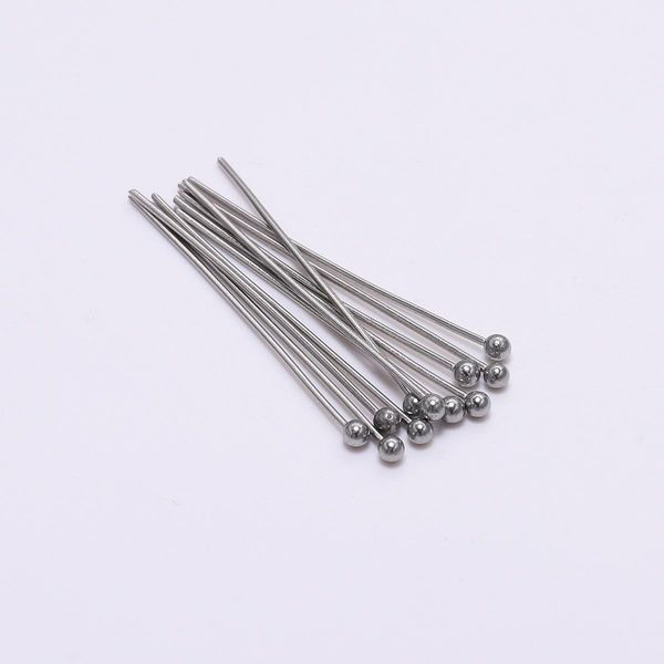 100pcs/lot 15 20 30 40 50mm bright tone stainless steel ball head pin for diy jewelry making headpin findings accessories wmtxbm
100pcs/lot 15 20 30 40 50mm bright tone stainless steel ball head pin for diy jewelry making headpin findings accessories wmtxbm