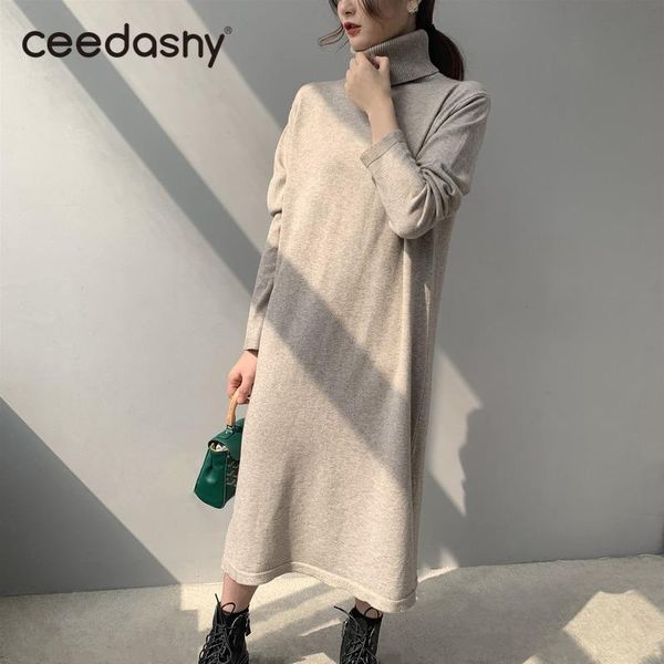 elegant turtleneck side slit women knitted sweater dress korean style fashion long sleeve long woman jumper dress casual dresses, Black;gray
elegant turtleneck side slit women knitted sweater dress korean style fashion long sleeve long woman jumper dress casual dresses, Black;gray