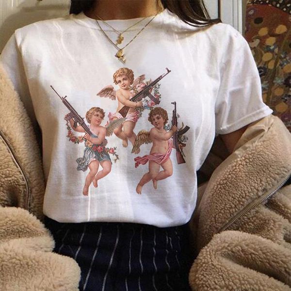 new summer 2019 women clothes harajuku kawaii angel michelangelo aesthetics tshirt women vogue casual print short sleeve tee, White
new summer 2019 women clothes harajuku kawaii angel michelangelo aesthetics tshirt women vogue casual print short sleeve tee, White