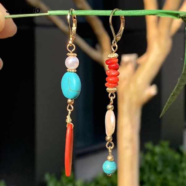 dangle & chandelier say hello retro long turquoises shell pearl earrings irregular geometric ethnic style gift women d0139, Silver
dangle & chandelier say hello retro long turquoises shell pearl earrings irregular geometric ethnic style gift women d0139, Silver