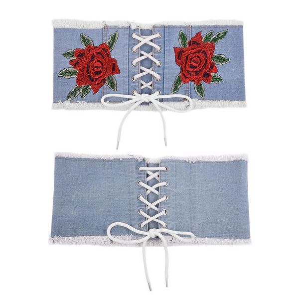 new women fashion embroidered rose waistband super wide holes style jean waistband women wild belt 2020, Black;brown
new women fashion embroidered rose waistband super wide holes style jean waistband women wild belt 2020, Black;brown