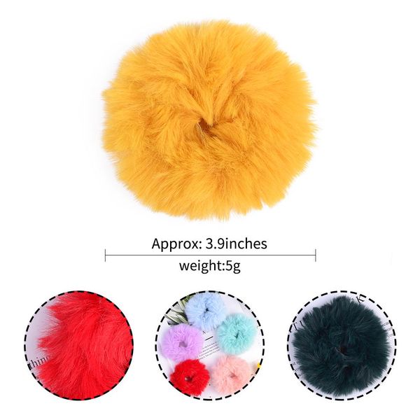 2020 new winter plush scrunchies women girls imitation mink elastic hair rubber bands accessories tie hair ring holder headdress h bbyusm, Black;brown
2020 new winter plush scrunchies women girls imitation mink elastic hair rubber bands accessories tie hair ring holder headdress h bbyusm, Black;brown