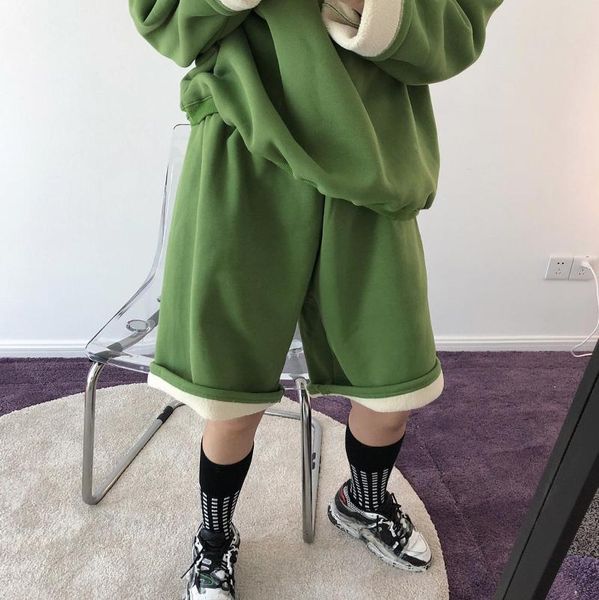 women's shorts woman very warm winter on fleece from set, White;black
women's shorts woman very warm winter on fleece from set, White;black