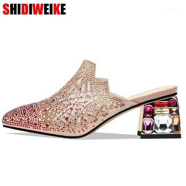 other shoes plus size 34-41 solid mules square med heels crystal woman casual party summer pumps g1901, Black;white
other shoes plus size 34-41 solid mules square med heels crystal woman casual party summer pumps g1901, Black;white
