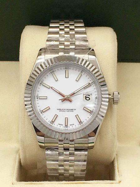 classic selling 41mm men's watch calendar waterproof function watch stainless steel strap can be equipped with sapphire mirror watches, Slivery;brown
classic selling 41mm men's watch calendar waterproof function watch stainless steel strap can be equipped with sapphire mirror watches, Slivery;brown