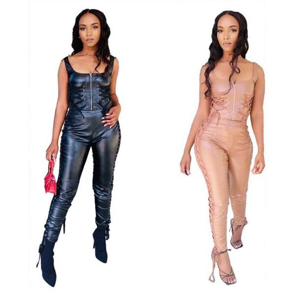 jrry casual women faux leather tracksuit two pieces set zippers tank long pants strings holes skinny sports suit, Gray
jrry casual women faux leather tracksuit two pieces set zippers tank long pants strings holes skinny sports suit, Gray