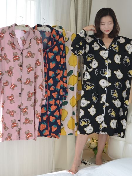 200kg plus large size shirt cotton silk nightdress women's spring and autumn long sleeve extended cardigan fat mm maternity pajamas, White
200kg plus large size shirt cotton silk nightdress women's spring and autumn long sleeve extended cardigan fat mm maternity pajamas, White