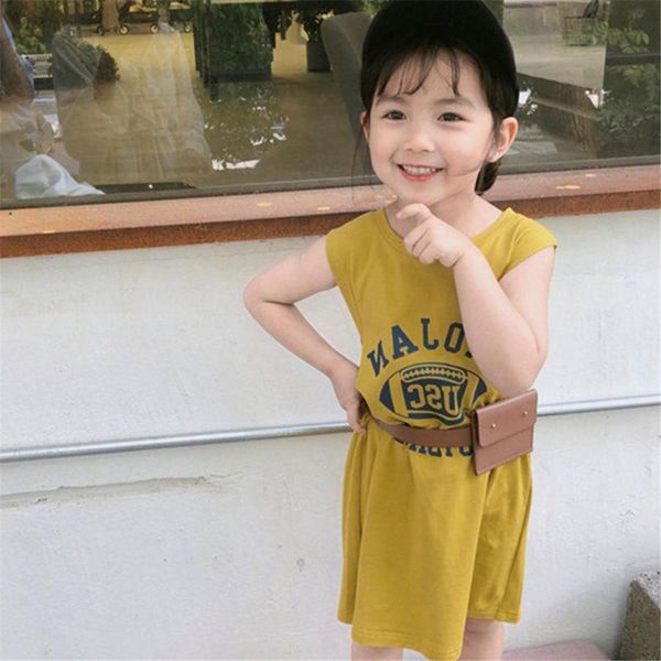 summer baby girl t-shirt casual dress female children's clothing new girl's dress contton letters sleeveless vest, Red;yellow
summer baby girl t-shirt casual dress female children's clothing new girl's dress contton letters sleeveless vest, Red;yellow