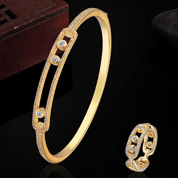 copper massiky brand bangles micro pave setting bracelet with ring jewelry set party zircon anel aneis jewelry puseira mujer, Silver
copper massiky brand bangles micro pave setting bracelet with ring jewelry set party zircon anel aneis jewelry puseira mujer, Silver