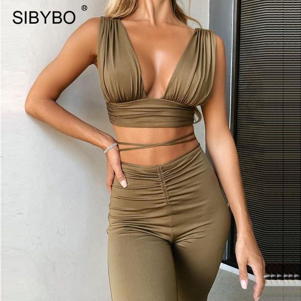 sibybo sexy top backbloet top и широкие брюки для ног подходящие наборы женщин v-образным вырезом повязка на повязку двух частей, Gray
sibybo sexy top backbloet top и широкие брюки для ног подходящие наборы женщин v-образным вырезом повязка на повязку двух частей, Gray