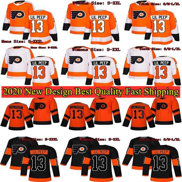 philadelphia flyers #13 lil peep fashion star hockey jersey orange black white custom men women youth cheap, Black;red
philadelphia flyers #13 lil peep fashion star hockey jersey orange black white custom men women youth cheap, Black;red