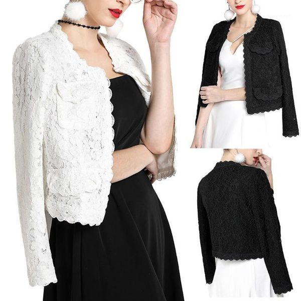 women's jackets luxury fashion women floral lace long sleeve front open slim short cardigan suit coat office work wear party copped 1, Black;brown
women's jackets luxury fashion women floral lace long sleeve front open slim short cardigan suit coat office work wear party copped 1, Black;brown