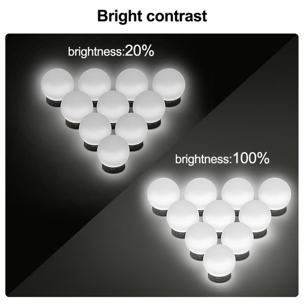 12v makeup mirror light bulb hollywood vanity lights stepless dimmable wall lamp 6 10 14bulbs kit for dressing table
12v makeup mirror light bulb hollywood vanity lights stepless dimmable wall lamp 6 10 14bulbs kit for dressing table