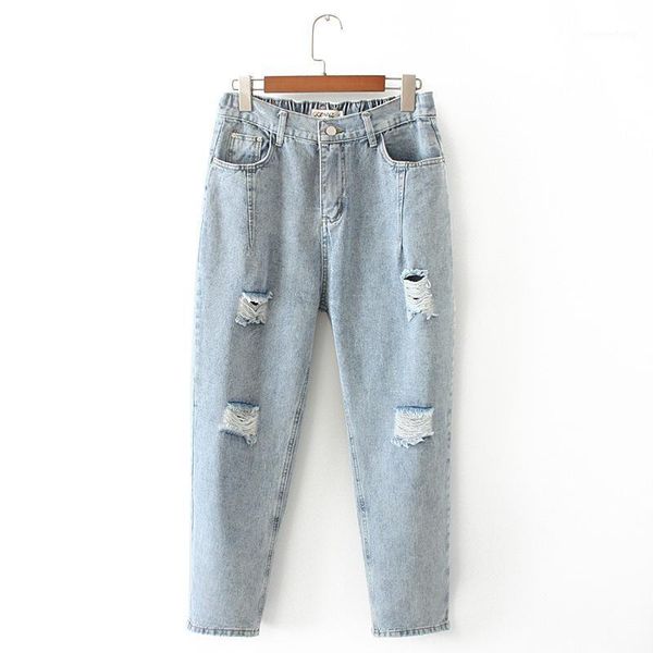 plus size casual harem jeans 2019 autumn women fashion loose holes denim ankle-length pants f52-c61081, Blue
plus size casual harem jeans 2019 autumn women fashion loose holes denim ankle-length pants f52-c61081, Blue