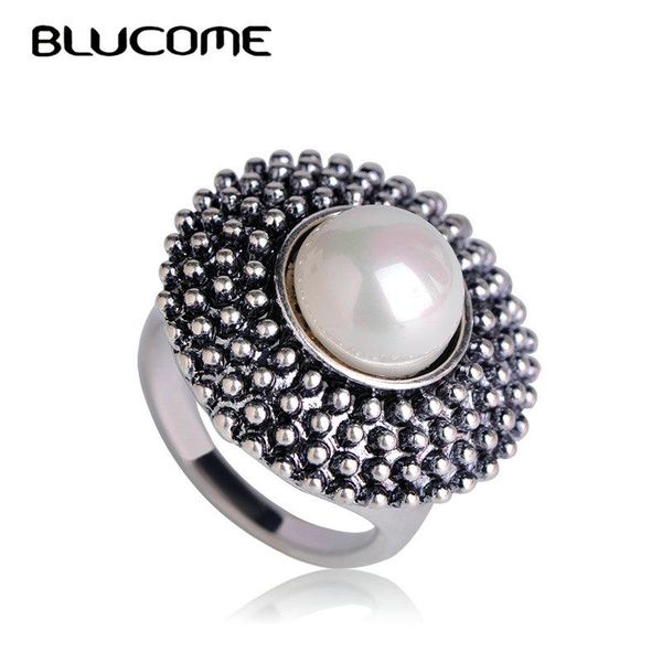 wedding rings blucome classic round big ring antique silver color women's banquet engagement finger accessories birthday party gifts, Slivery;golden
wedding rings blucome classic round big ring antique silver color women's banquet engagement finger accessories birthday party gifts, Slivery;golden