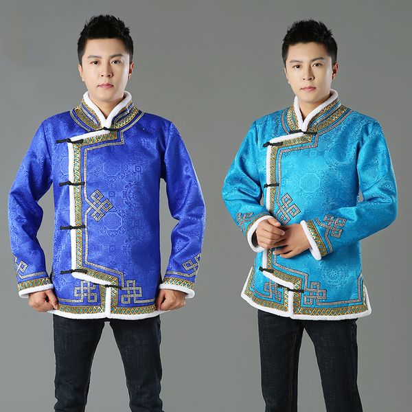 mongolian coat for men blue ethnic clothing long sleeve traditional costume retro oriental winter tang suit adults, Red
mongolian coat for men blue ethnic clothing long sleeve traditional costume retro oriental winter tang suit adults, Red