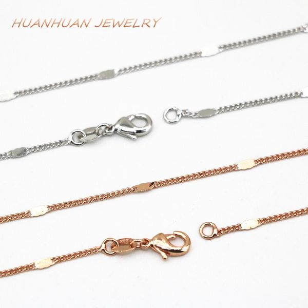 1mm copper stainless steel chain necklace women exquisite chains new trendy link chokers high grade gifts jewelry 18inch b3378, Silver
1mm copper stainless steel chain necklace women exquisite chains new trendy link chokers high grade gifts jewelry 18inch b3378, Silver