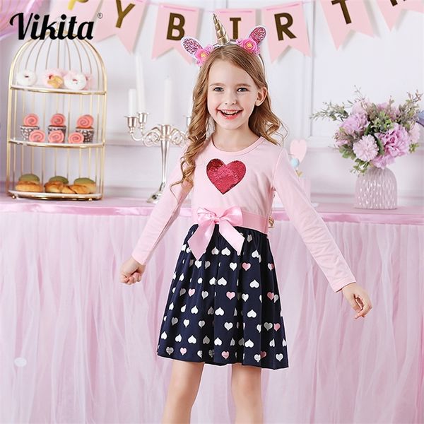 vikita girls cotton dress long sleeve children patchwork vestidos kid dresses for girls clothes toddlers cartoon princess dress lj200923, Red;yellow
vikita girls cotton dress long sleeve children patchwork vestidos kid dresses for girls clothes toddlers cartoon princess dress lj200923, Red;yellow