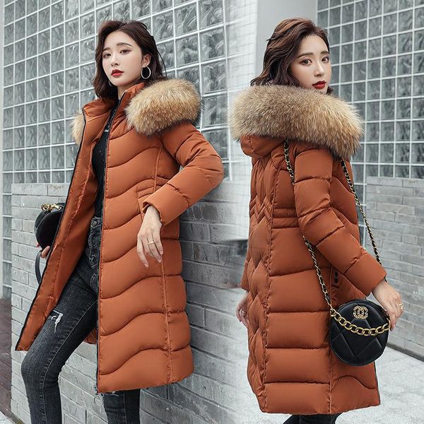 2021 winter women hooded coat ladies fur collar thicken warm long jacket female plus size 3xl outerwear parka, Black
2021 winter women hooded coat ladies fur collar thicken warm long jacket female plus size 3xl outerwear parka, Black