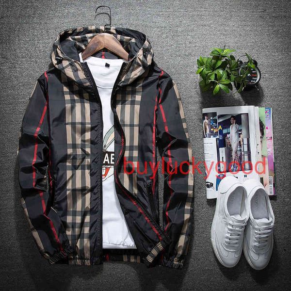 good brand coat jacket men's spring autumn 2022 new korean fashion slim hooded clothes plaid coat, Black;brown
good brand coat jacket men's spring autumn 2022 new korean fashion slim hooded clothes plaid coat, Black;brown