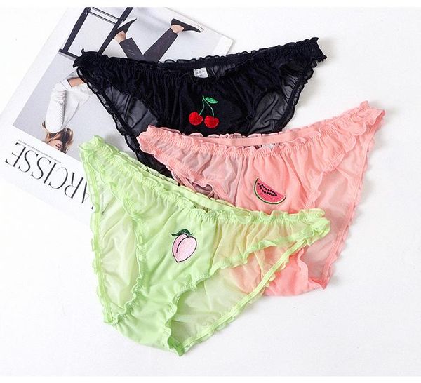 women's panties women lace underwear panty sweet low waist fruit embroidery lingerie transparent mesh briefs, Black;pink
women's panties women lace underwear panty sweet low waist fruit embroidery lingerie transparent mesh briefs, Black;pink