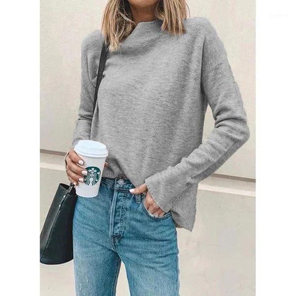basic chic ladies knitting pullovers 2020 solid color casual women's sweatshirt fall winter female bulky turtleneck sweatshirts1, Black
basic chic ladies knitting pullovers 2020 solid color casual women's sweatshirt fall winter female bulky turtleneck sweatshirts1, Black