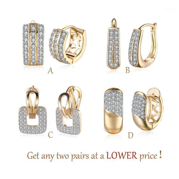 trendy hoop earrings for women new fashion gold-color charm shiny cubic zirconia delicate earring jewelry suitable for parties1, Golden
trendy hoop earrings for women new fashion gold-color charm shiny cubic zirconia delicate earring jewelry suitable for parties1, Golden