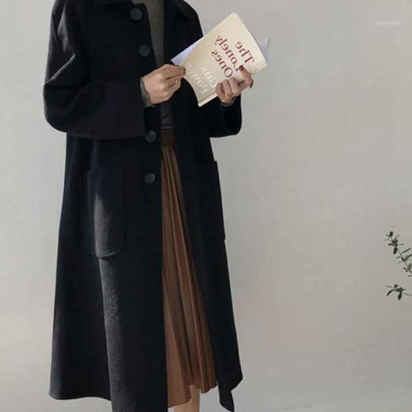 korea double cashmere maxmara coat women's 2020 new long cotton black woolen coat1
korea double cashmere maxmara coat women's 2020 new long cotton black woolen coat1