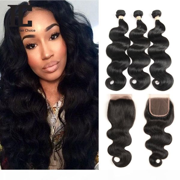 brazilian body wave with closure 3 bundles body wave human hair weave with lace closure non-remy hair middle three part, Black
brazilian body wave with closure 3 bundles body wave human hair weave with lace closure non-remy hair middle three part, Black