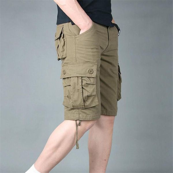 men's shorts summer mens cargo men casual fashion pockets solid color army green large size, White;black
men's shorts summer mens cargo men casual fashion pockets solid color army green large size, White;black