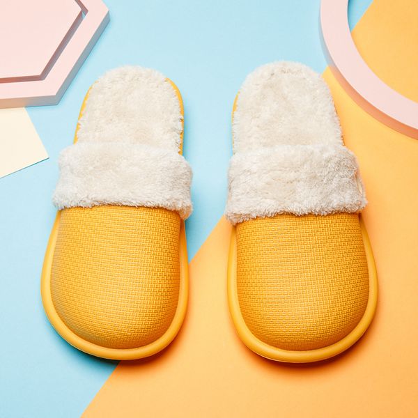 heidsy winter men women slippers plush waterproof eva warm fur slippers clogs lovers home slipper indoor floor shoes for female y1202, Black
heidsy winter men women slippers plush waterproof eva warm fur slippers clogs lovers home slipper indoor floor shoes for female y1202, Black