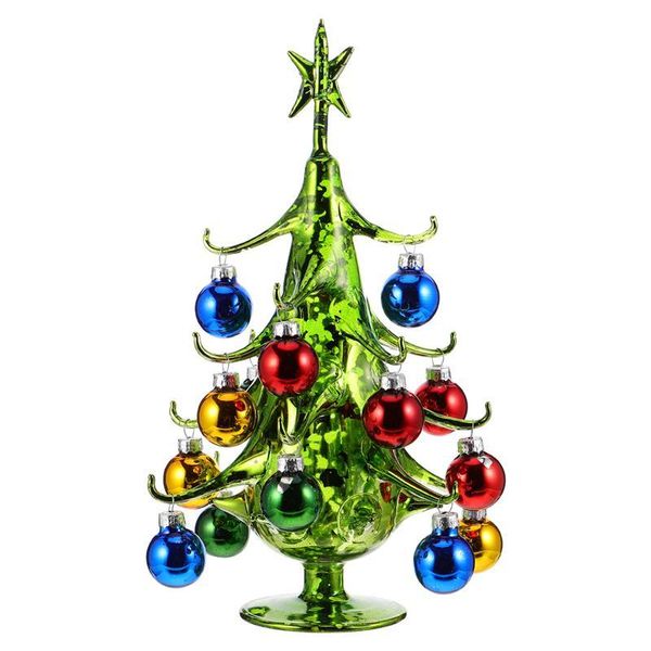 1pc xmas tree ornament christmas tree figurines decoration ornament tableminiature glass craft
1pc xmas tree ornament christmas tree figurines decoration ornament tableminiature glass craft