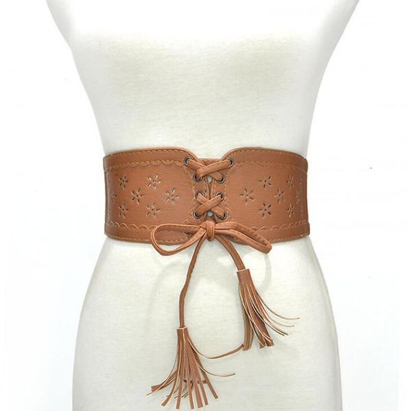 women's runway fashion pu leather elastic cummerbunds female dress corsets waistband belts bow decoration wide belt r2381, Black;brown
women's runway fashion pu leather elastic cummerbunds female dress corsets waistband belts bow decoration wide belt r2381, Black;brown