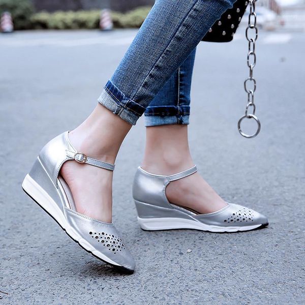 dress shoes ymechic 2021 perforated hole summer silver black heels pointed toe party wedges woman ankle strap lady pumps plus size 431
dress shoes ymechic 2021 perforated hole summer silver black heels pointed toe party wedges woman ankle strap lady pumps plus size 431