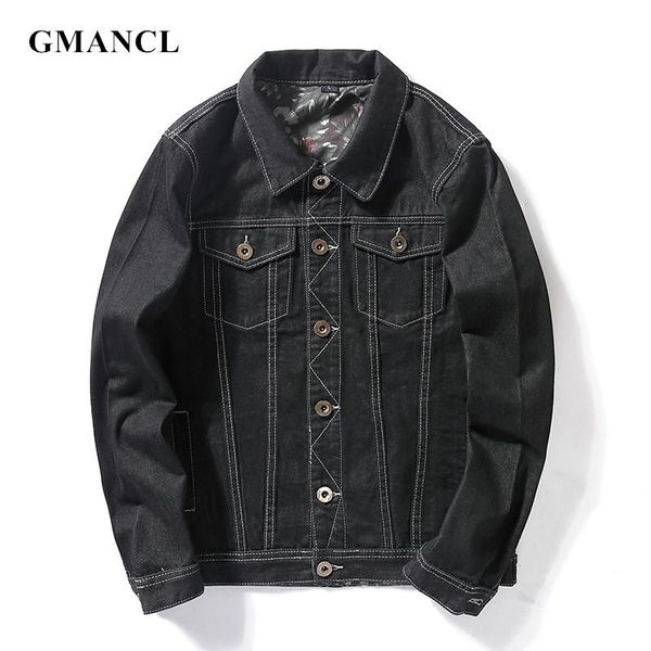 men denim jacket solid slim fit long sleeve turn-down classic style solid male cotton casual jeans jackets outerwear 4xl, Black;brown
men denim jacket solid slim fit long sleeve turn-down classic style solid male cotton casual jeans jackets outerwear 4xl, Black;brown