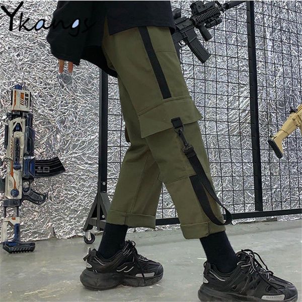 elastic high waist cargo pants women big pockets punk capris trousers streetwear hip hop gothic joggers women's black trousers1, Black;white
elastic high waist cargo pants women big pockets punk capris trousers streetwear hip hop gothic joggers women's black trousers1, Black;white