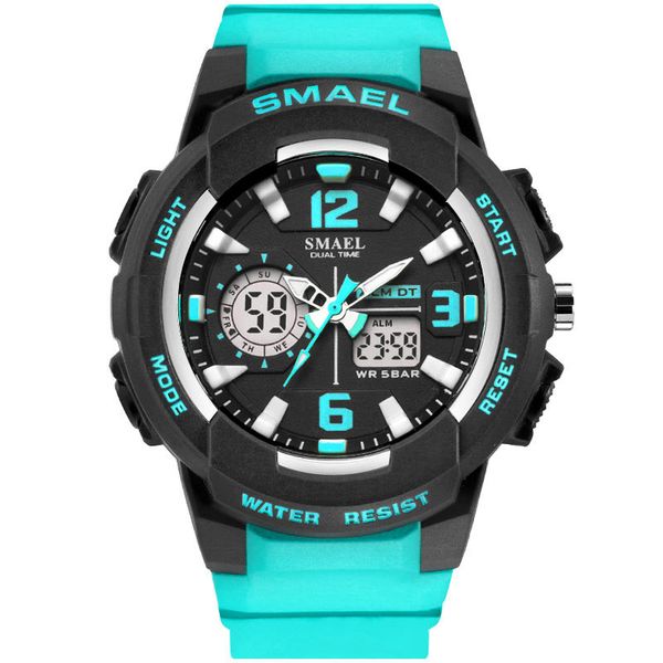 birthday gift new smael 42.2mm 1643 quartz ditigal lovers watch mens student multifunction girl boy blue strap sport watches a10a6, Slivery;brown
birthday gift new smael 42.2mm 1643 quartz ditigal lovers watch mens student multifunction girl boy blue strap sport watches a10a6, Slivery;brown