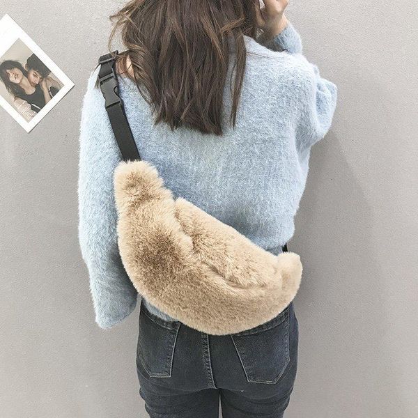waist bags women fluffy chest bag pack solid color small female autumn and winter fashion
waist bags women fluffy chest bag pack solid color small female autumn and winter fashion