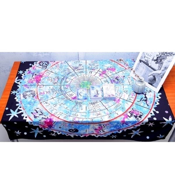 1x1.5m tarot card divination tablecloth witt astrology divination props astrological board game altar table cloth y200421
1x1.5m tarot card divination tablecloth witt astrology divination props astrological board game altar table cloth y200421