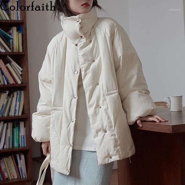 colorfaith new 2020 autumn winter women jackets quilted puffer parkas high-quality warm fashionable oversize short coat co9681, Black
colorfaith new 2020 autumn winter women jackets quilted puffer parkas high-quality warm fashionable oversize short coat co9681, Black