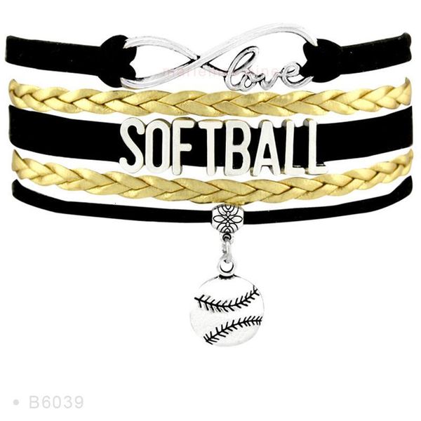 gift infinity love charm wrap sports softball player fans white black red bracelets for women
gift infinity love charm wrap sports softball player fans white black red bracelets for women