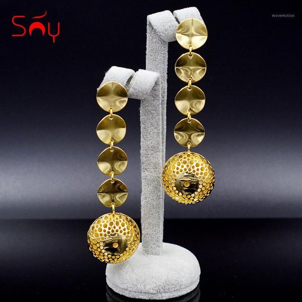 sunny jewelry fashion jewelry 2020 long drop dangle women's earrings exquisite round flower hollow for wedding party1, Silver
sunny jewelry fashion jewelry 2020 long drop dangle women's earrings exquisite round flower hollow for wedding party1, Silver