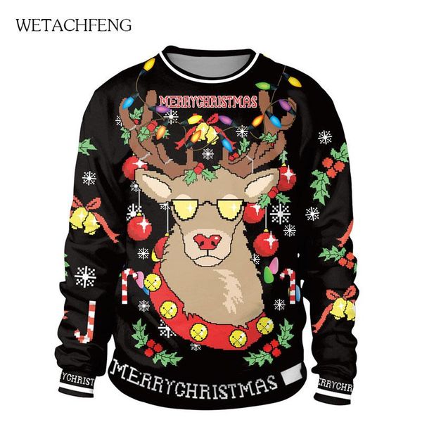 men's sweaters mens merry christmas letter printed elk elf ugly oversized pullovers o neck winter autumn jumper, White;black
men's sweaters mens merry christmas letter printed elk elf ugly oversized pullovers o neck winter autumn jumper, White;black