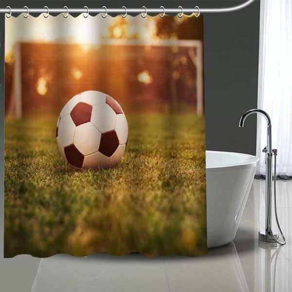 custom soccer-ball printed shower curtain bathroom waterproof polyester washable home bath decor curtains with hooks
custom soccer-ball printed shower curtain bathroom waterproof polyester washable home bath decor curtains with hooks